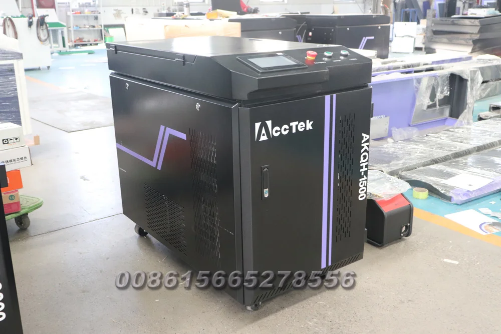 Новый дизайн 1500 Вт волоконно-лазерный сварщик очиститель и резак для