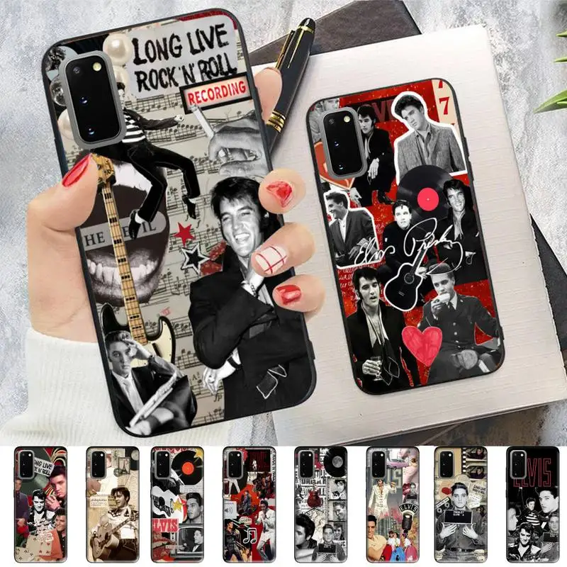 

Elvis Presley Kiss Phone Case for Samsung S10 21 20 9 8 plus lite S20 UlTRA 7edge