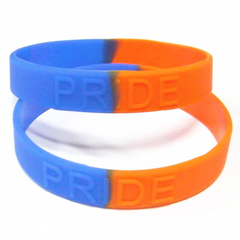 

Lgbtq Pride Embossed Silicone Wrist Strap Bracelet