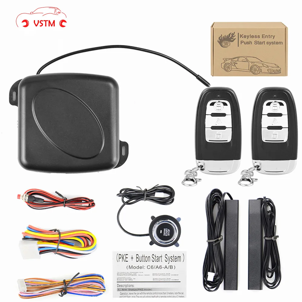 

Новое поступление, автоматическая бесключевая Система доступа, старт и остановка автомобиля, стандартный центральный дверной замок с дист...