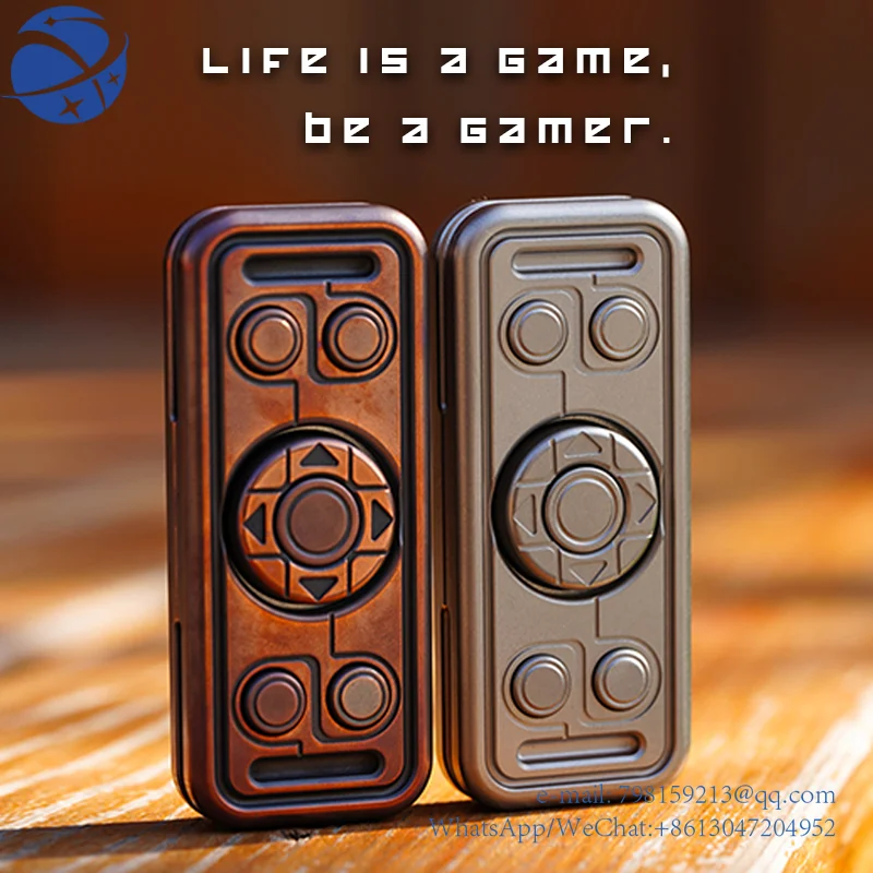 

New Magnetic Fidget Sliders EDC Fidget Push Clickers Focus Desk Toy Sensory Toy Stress Relieve Haptic Anti Stress Adults Golden