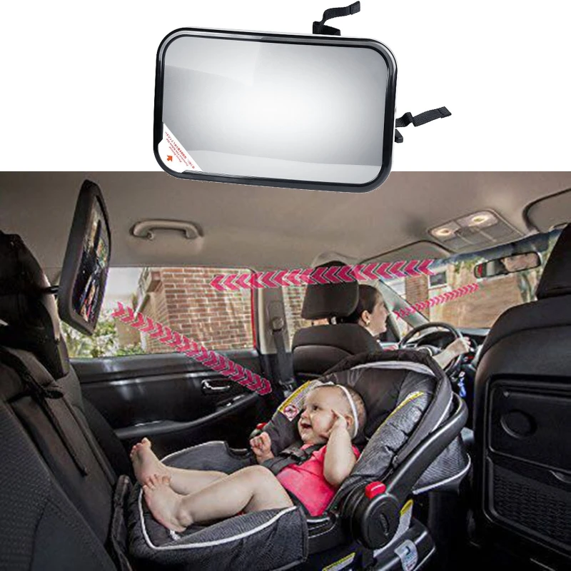 Backseat Mirror Baby Mirror for Car Rear View Mirror Car Seat Mirror Small for Infant Toddler with 360 Degree Adjustable D7YA