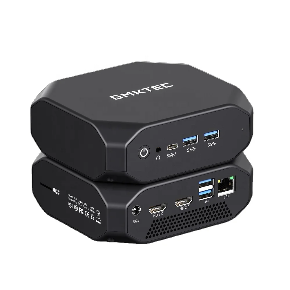 

AMD R7 3750H 16GB RAM 512GB PCIe SSD Mini PC Radeon RX Vega 10 Graphics /Display/USB-C RJ45 4XUSB 3.1 Port Small Form Factor