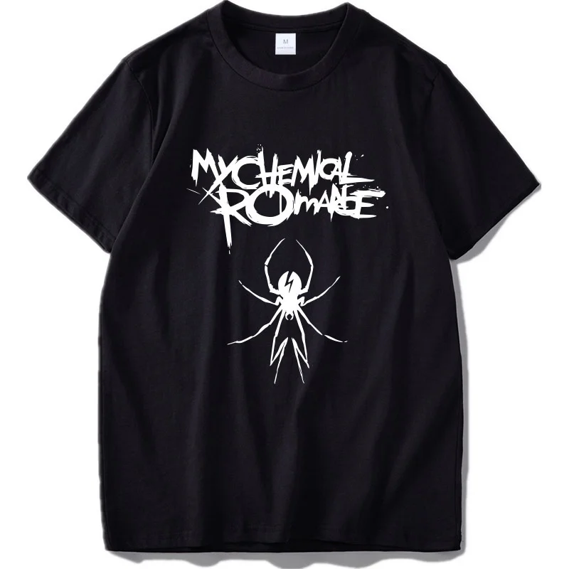 

My Chemical Romance T shirt Letter Print Men Women Fashion Cotton Oversized T-shirts Kids Boy Hip Hop Tees Tops Black Clothes