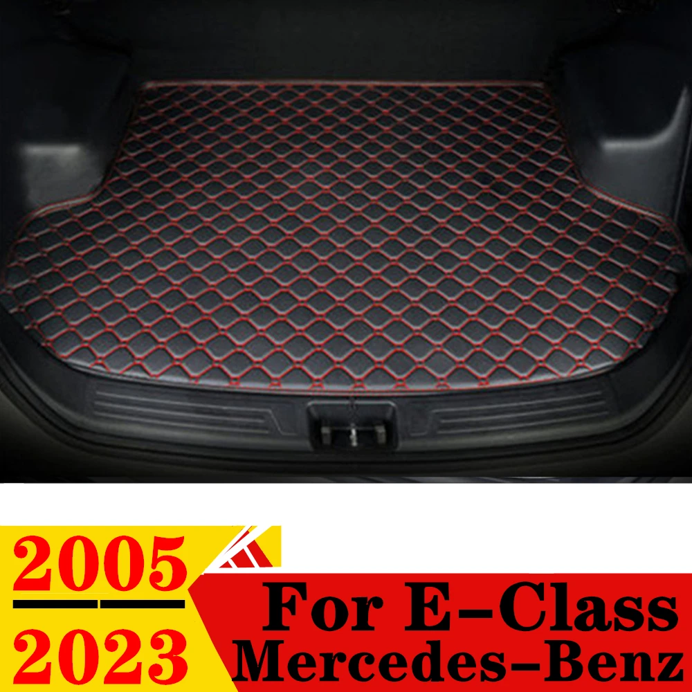 Коврик для багажника автомобиля Mercedes-Benz E Class 2005-2023 W212 W213, водонепроницаемый задний Чехол для груза, коврик, аксессуары для заднего багажника, подкладка для багажника