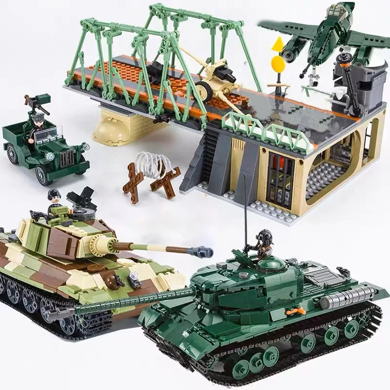 

Военная серия, модель автомобиля, модель грузовика, строительные блоки Jeep WW2, армия, солдат, оружие, кирпичи, игрушка для детей, подарок MOC
