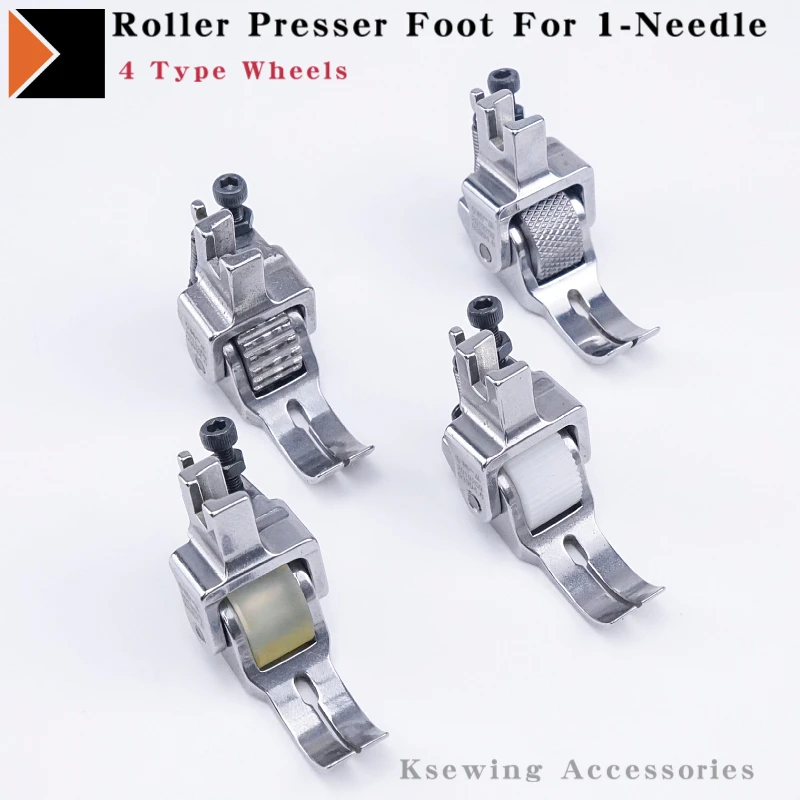 

Roller Presser Foot For 1-Needle Lockstitch Sewing Machine Accessories JUKI BROTHER SINGER