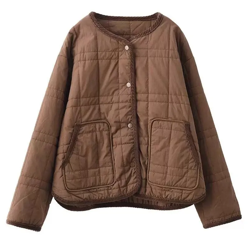 Новое поступление 2024 зимнее женское повседневное свободное теплое утолщенное