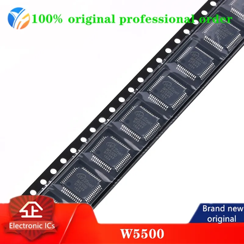 100% Оригинальный W5500 Ethernet CTLR один чип 10 Мбит/с/100 Мбит/с 3,3 В 48-Pin LQFP катушка 100% Оригинальный W5500 Ethernet CTLR один чип 10 Мбит/с/100 Мбит/с 3,3 В 48-Pin LQFP катушка