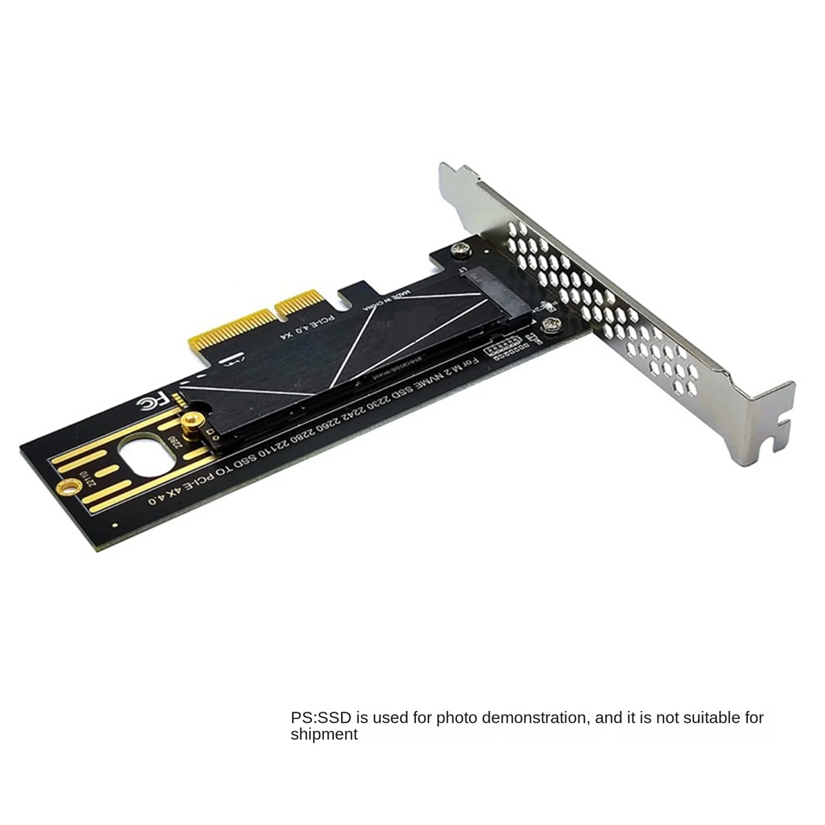 

M.2 NVMe SSD к PCI-E 4,0 Адаптерная карта PCI-E X4 4,0 GEN4 NVME фотоадаптер карта Поддержка 2230/2242/2260/2280/22110 SSD