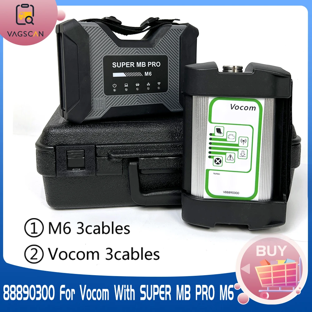 

2.8.130 For Vocom 88890300 Interface with 2022.9 SUPER MB PRO M6 Wireless Truck Diagnostic Tool