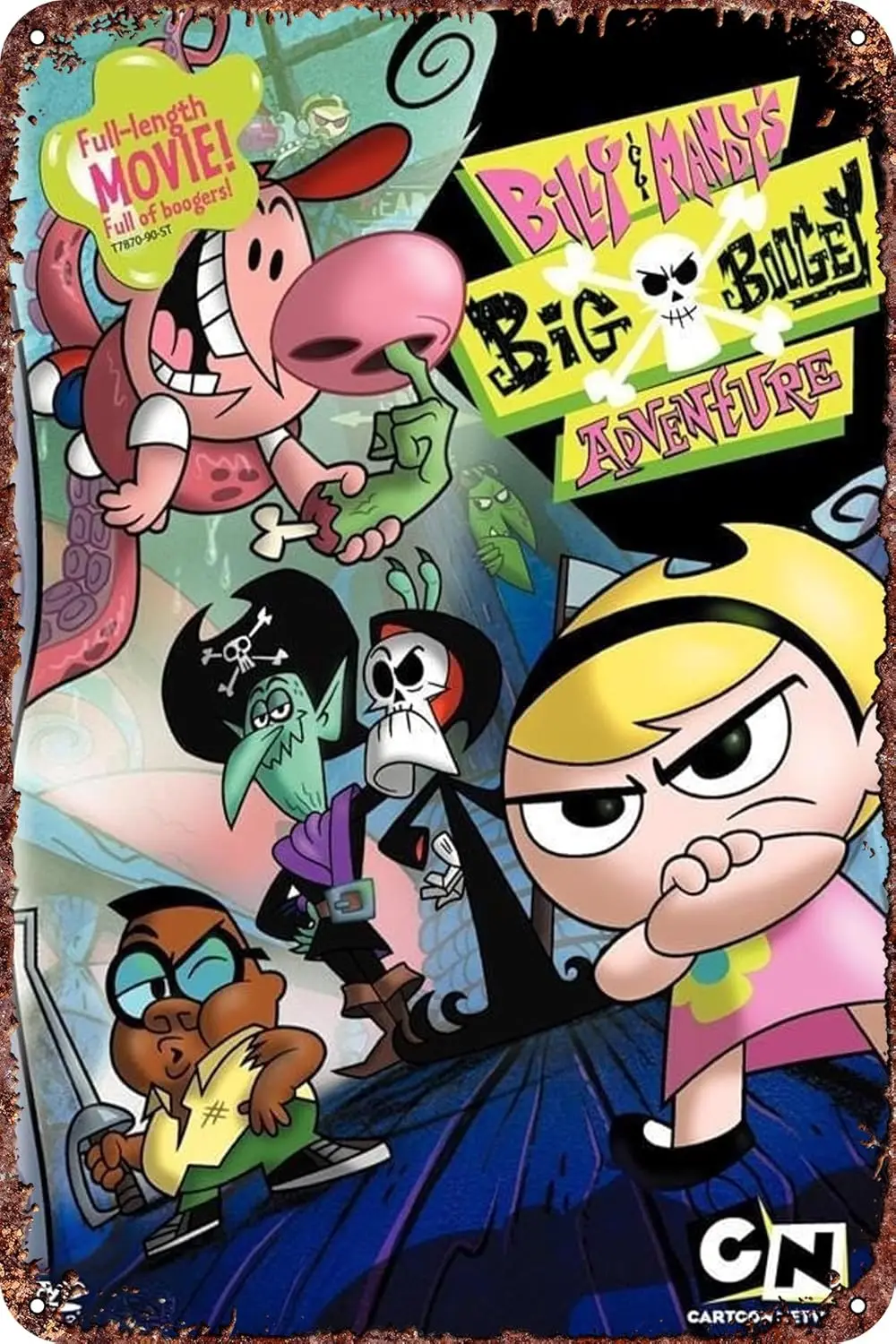 Билли и Мэнди's Big Boogey Adventure Настенный декор Знак Постер фильма — 8X12 дюймов