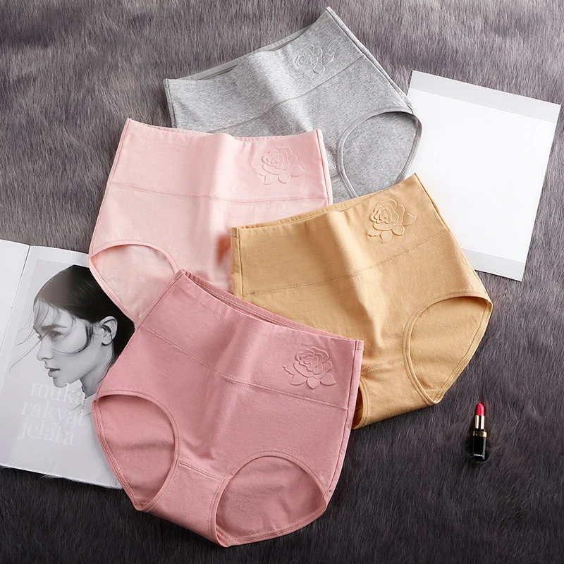 

Underwear Briefs Underpants Lingerie Panties High Waist Control Top Cotton Comfort Women