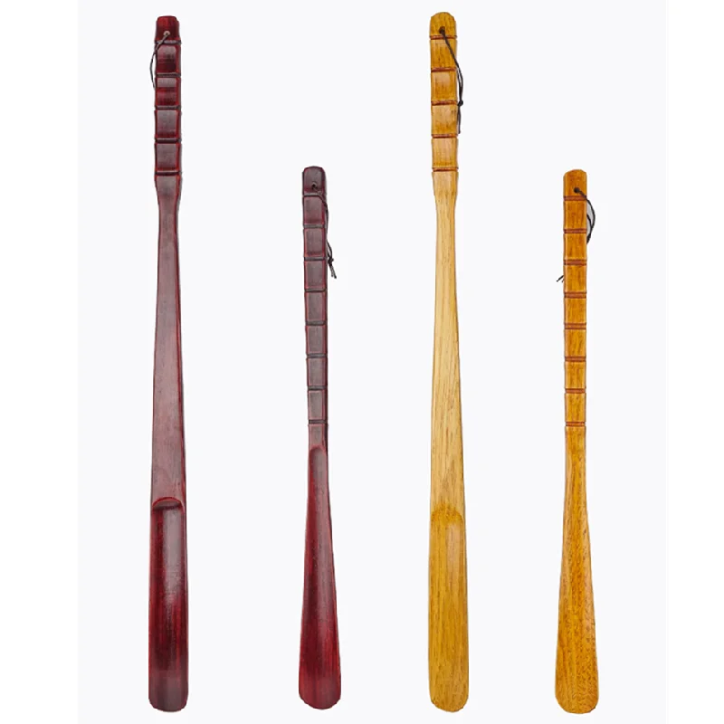 1PCS Solid Wood Shoe Lifter 55/70cm Shoe Horns Plastic Shoe Horn Spoon Shape Shoehorn Shoe Lifter Flexible Sturdy Slip Shoes
