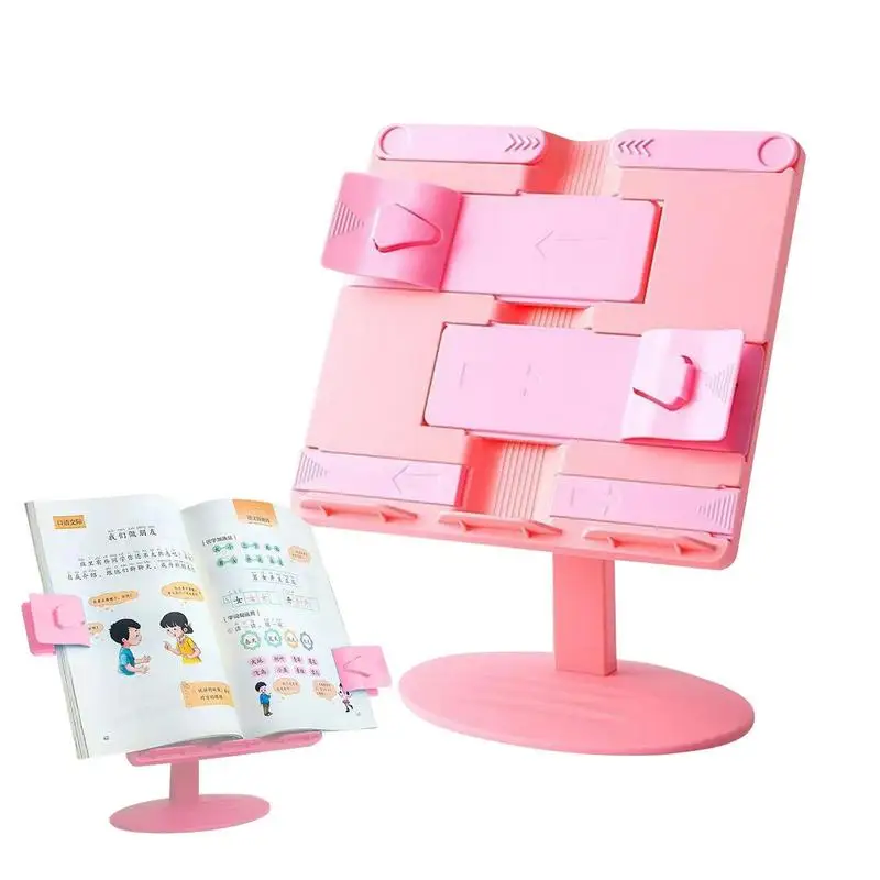 

Book Stand For Reading Reading Rest Book Holder Adjustable Cookbook Documents Holder Foldable Ergonomic Cookbook Holder For
