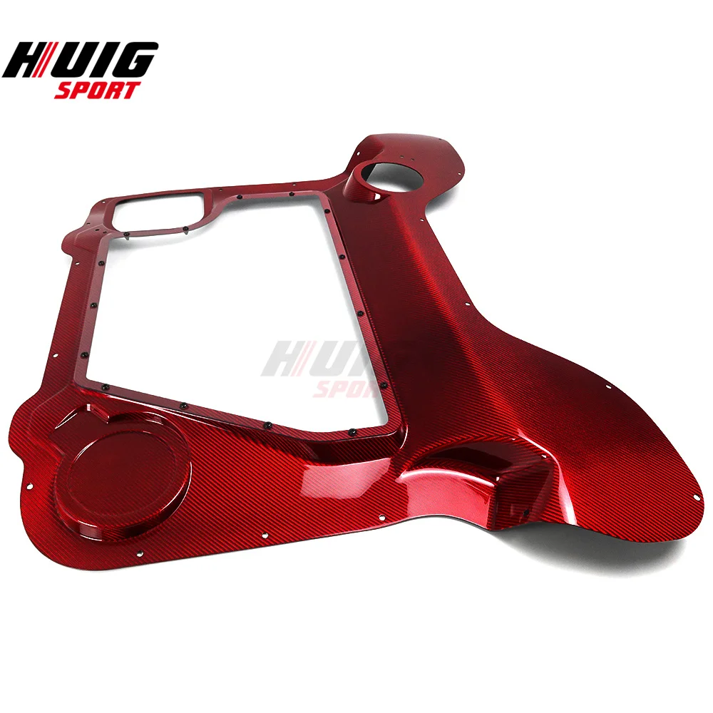 Для Corvette C8 Convertible Stingray 2020-2024 углеродное волокно HTC сменная крышка окна двигателя