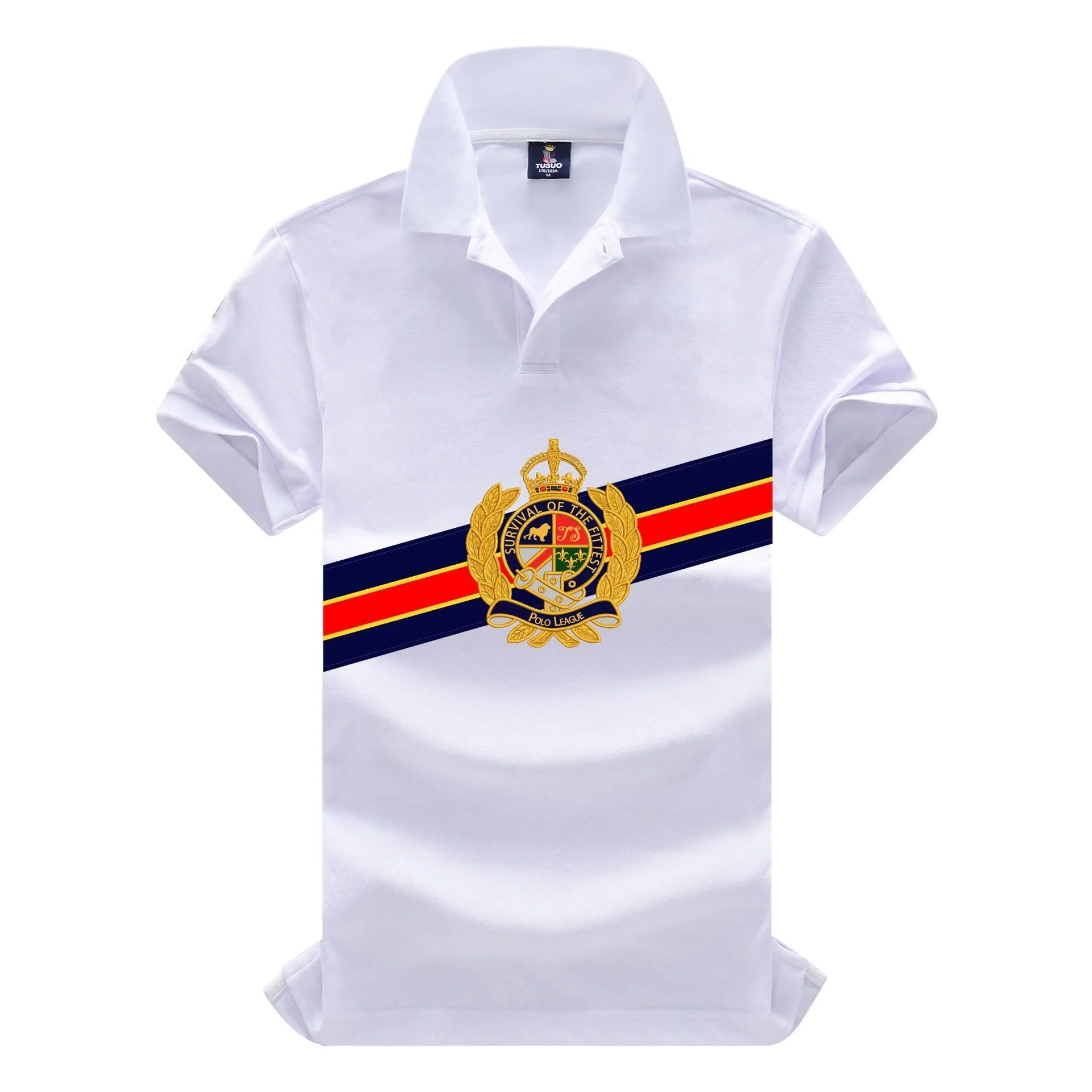 

Summer Luxury Short Sleeve Sports Polo Shirts For Mens High Quality Embroidery