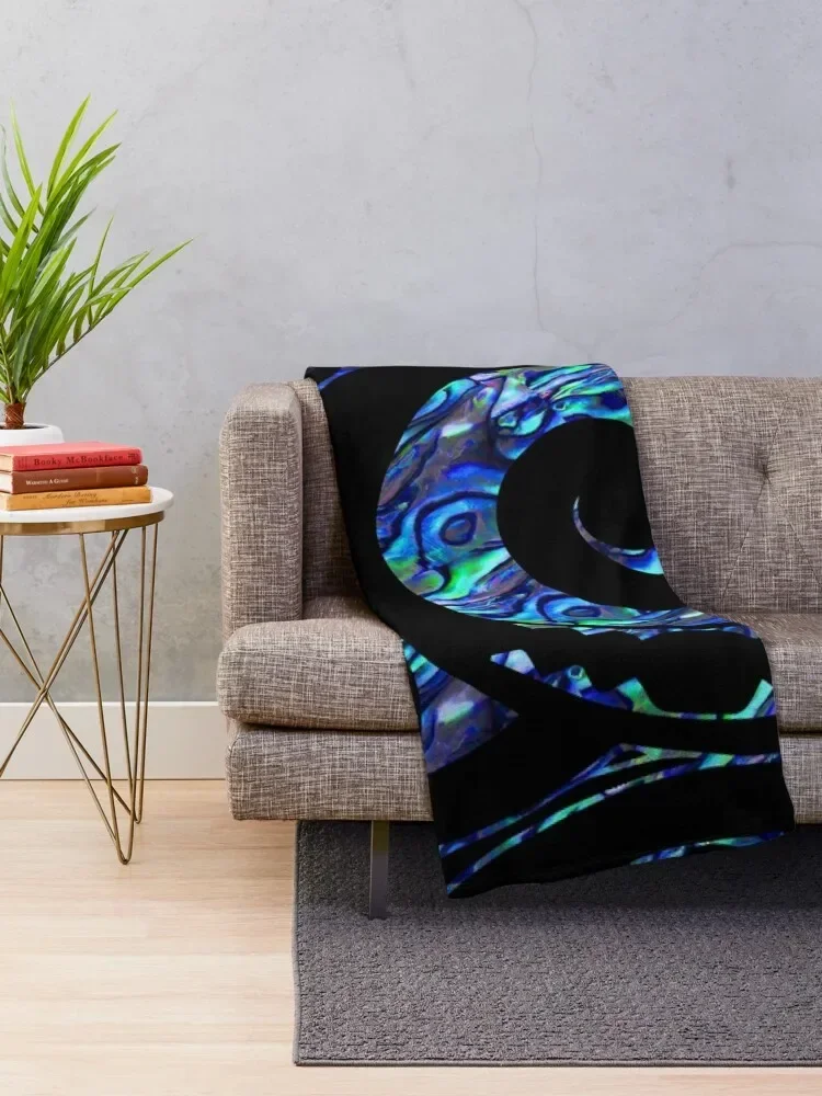 Новая Зеландия Maori пава тату Koru дизайн плед одеяло большое мягкое для