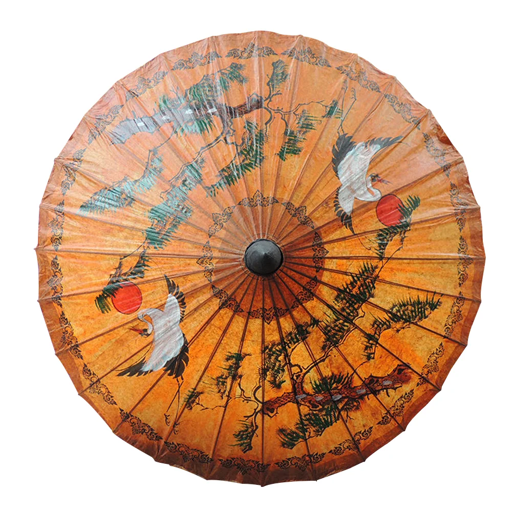 

Umbrella Paper Parasol Chinese Props Oiled Dancing Umbrellas Performance Oil Oilpaper Japanese Asian Wedding Vintage Rainproof