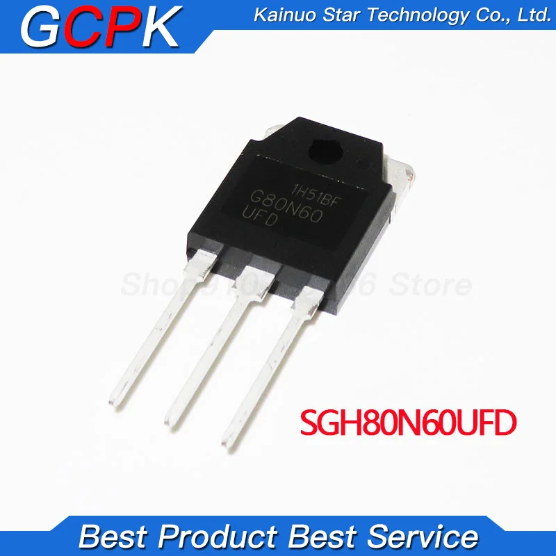

5 шт. 100% оригинальный новый TO-247 SGH80N60UFD G80N60 TO247 SGH80N60 80N60 80N60UFD