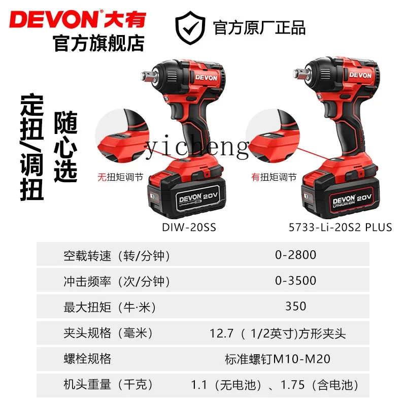 Электрический гаечный ключ ZK 5733 ветровая пушка с высоким крутящим моментом