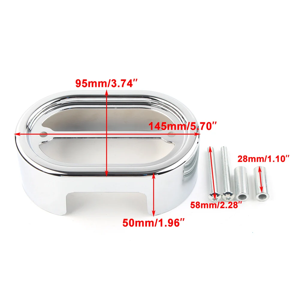 Хромированная крышка регулятора перетаскивания мотоцикла для Harley 2001-2006 Softail Springer