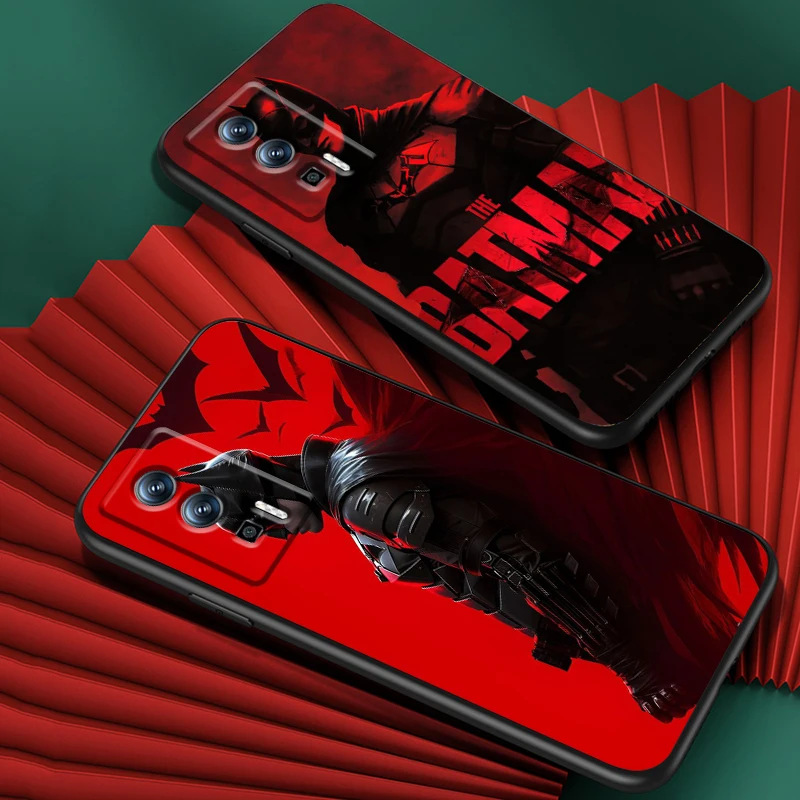 Милый мультяшный Чехол B-Batmans для Xiaomi Redmi 9A 9C 9AT 10C 9 9T 10 12C 13C A3 12 K60 A1 K50 K40 черный чехол