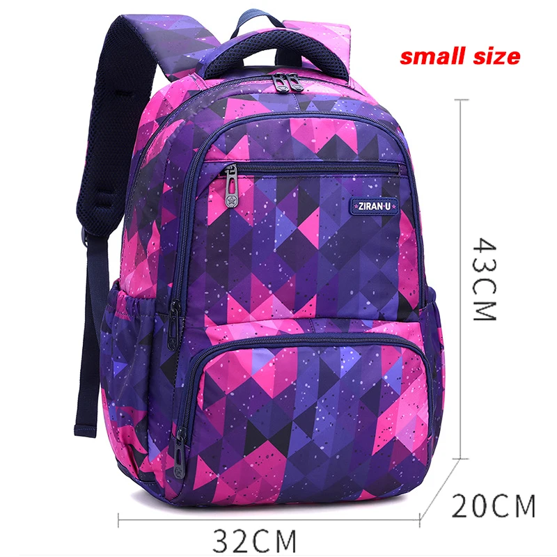 Korean Fashion Multi Layer Pockets School Bag For Teenagers Girls Children's Waterproof Backpacks Kids Schoolbags Mochilas Pink