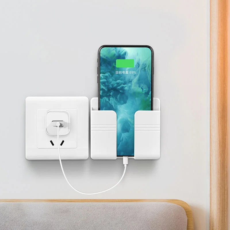 

1PCS Wall Charger Hook Mobile Phone Holder For Iphone Xiaomi IOS Universal Cellphone Hanging Stand Bracket Hooks Charging Dock