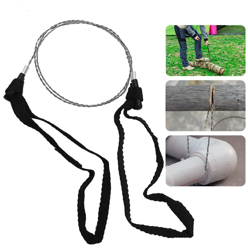 

Wire Saw Chain Saw Wire Saw Wire Saw Blade Saw Trees Camping Camping Outdoor Equipment Field Survival Supplies