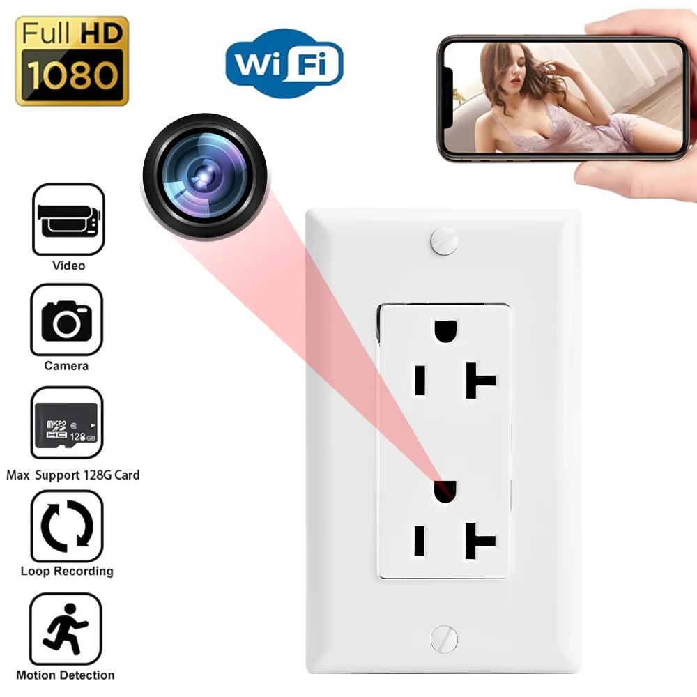 

Мини-камера с датчиком движения, Wi-Fi, 1080P