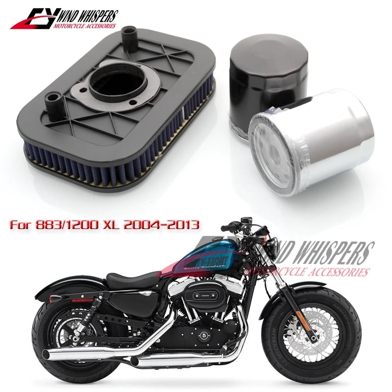Воздушный очиститель двигателя для мотоцикла масляный фильтр Harley Sportster XL883 XL1200 883