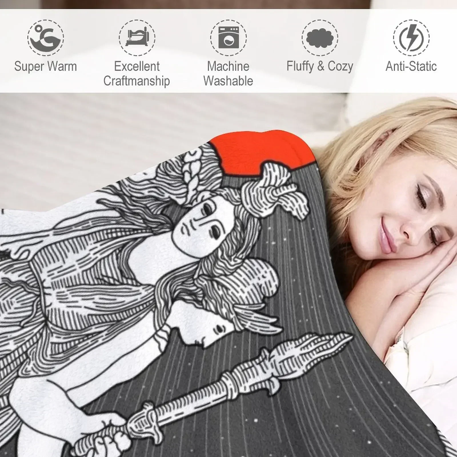 Одеяло HECATE GODESS одеяла для пикника и теплые зимние диванов