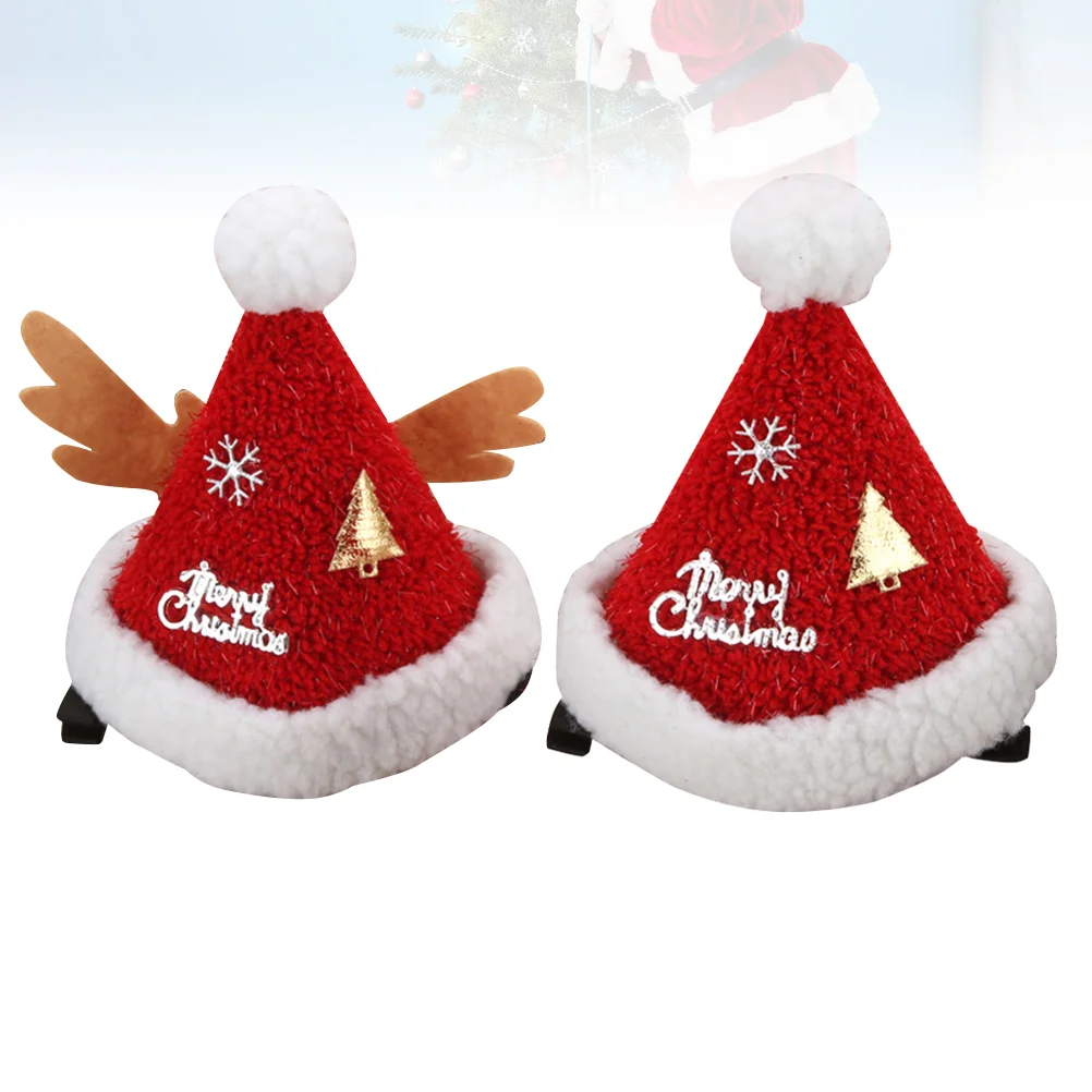 

Hair Christmas Reindeer Clip Partybarrette Hoop Holiday Headband Antlers Favors Gift Grip Accessory Costume Accessories Cap