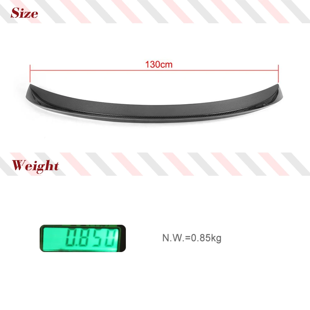 Для BMW 5 серии F07 Gran Turismo 535I 550I 2010-2017 Pre-LCI задний багажник из углеродного волокна