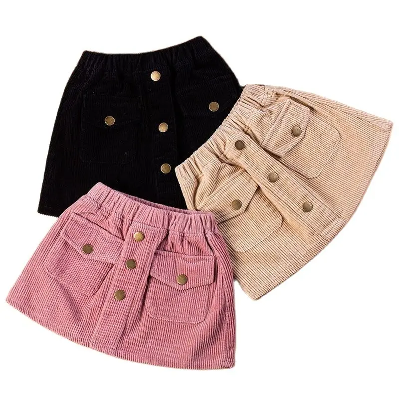 

Girls' Skirts Fall/winter New Style Western Girl's Corduroy Skirt Children Kids Skirts for Girls Kids Skirts for Girls Skirt