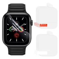 hydrogel no bubbles film cover for iwatch apple watch series 7 41mm 45mm transparent for apple watch se 4 5 6 3840mm 4244mm