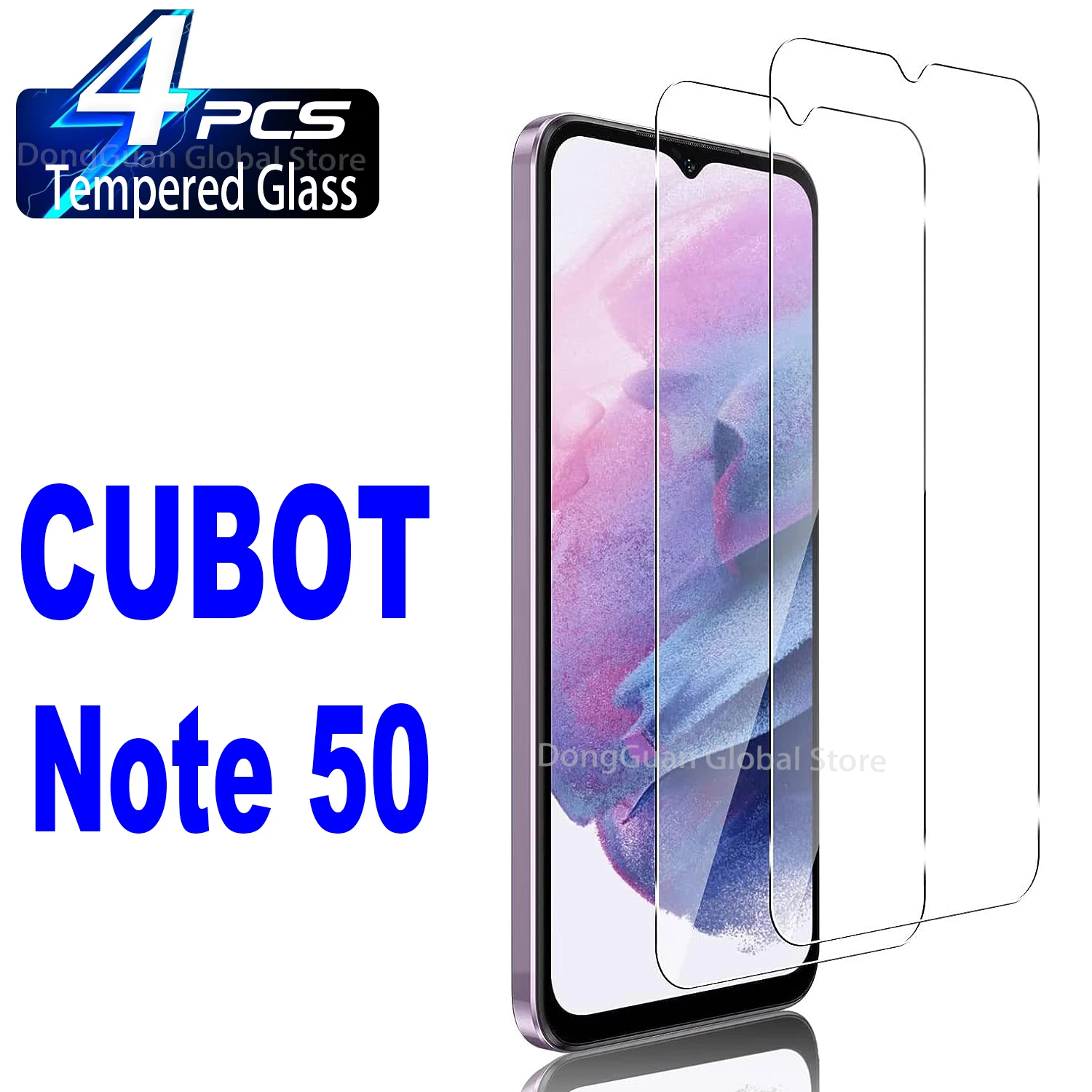Для Cubot Note 50 защитная пленка из закаленного стекла для экрана
