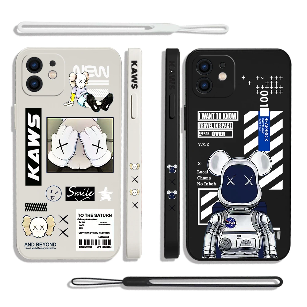 

Cool Cartoon k-Kaw Boy Phone Case For Samsung A81 A53 A50 A12 A22S A52 A52S A51 A72 A71 A32 A22 A20 A30 A21S 4G 5G With Lanyard