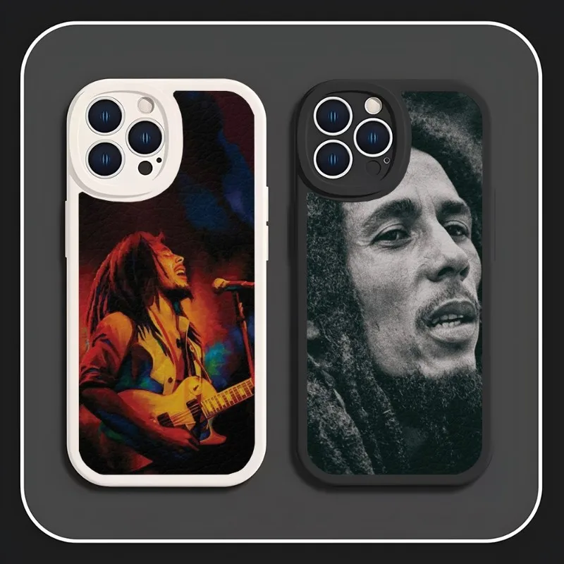 Чехол для телефона Боб Марли из овечьей кожи Iphone 14 Pro Max 11 13 12 Mini X Xr Xs 8 6 7 Puls Se