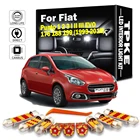 TPKE Canbus без ошибок, светодиодный внутренний купол светильник, комплект для Fiat Punto 1 2 3 I II III EVO 176 188 199 (1993-2016), автомобильные аксессуары