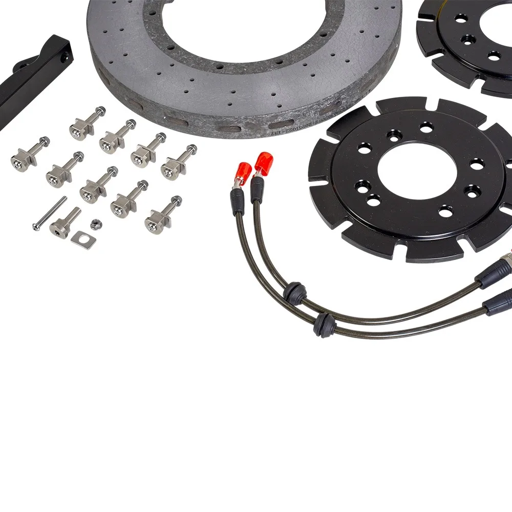 Фото Высококачественный комплект передних тормозных суппортов IC7 Carbon Ceramic Disc 380X32 с 6-поршневыми суппортами, подходит для BMW X6 X6 M (E71) 2008-2015 гг. №1