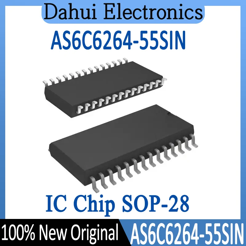 

AS6C6264-55SIN AS6C6264-55 AS6C6264 AS6C AS6 AS IC Chip SOP-28 in Stock 100%New Original