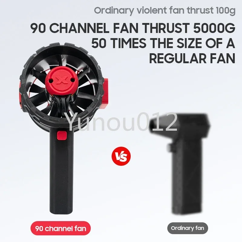 Мини-вентилятор X90 с турбонаддувом Thor Hammer II (батарейки в комплект не входят)