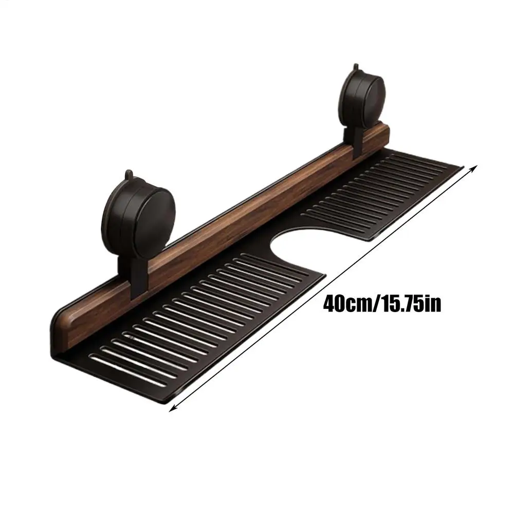 

Сверхмощная всасывающая полка для душа без дрели, органайзер для ванной комнаты, держатель для шампуня, стойка для раковины н...