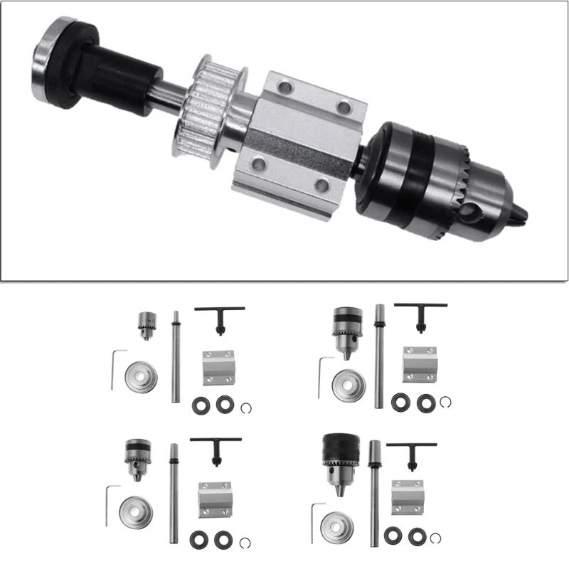 

JTO/B10/B12/B16 Electric Drill No Power Spindle Assembly DIY Woodworking Cutting Grinding Small Lathe Trimming Belt Drill Chuck