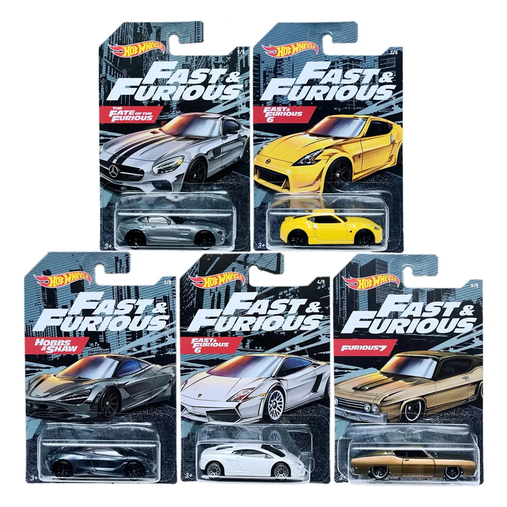 

Hot Wheels 1:64 GDG44 Fast and Furious Benz/Nissan/McLaren/Ford/Lamborghini Metal Die Cast Static Car Model Toy Gift