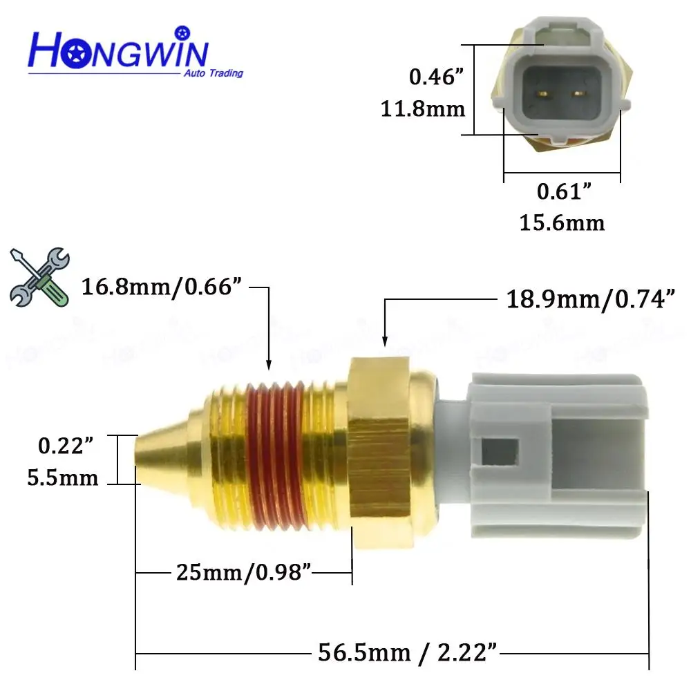 Датчик температуры охлаждающей жидкости + разъем F5AF-12A648-AA F5AF12A648AA для Ford F150 250 350 450 550 Lincoln Mazda B2300 Mercury.