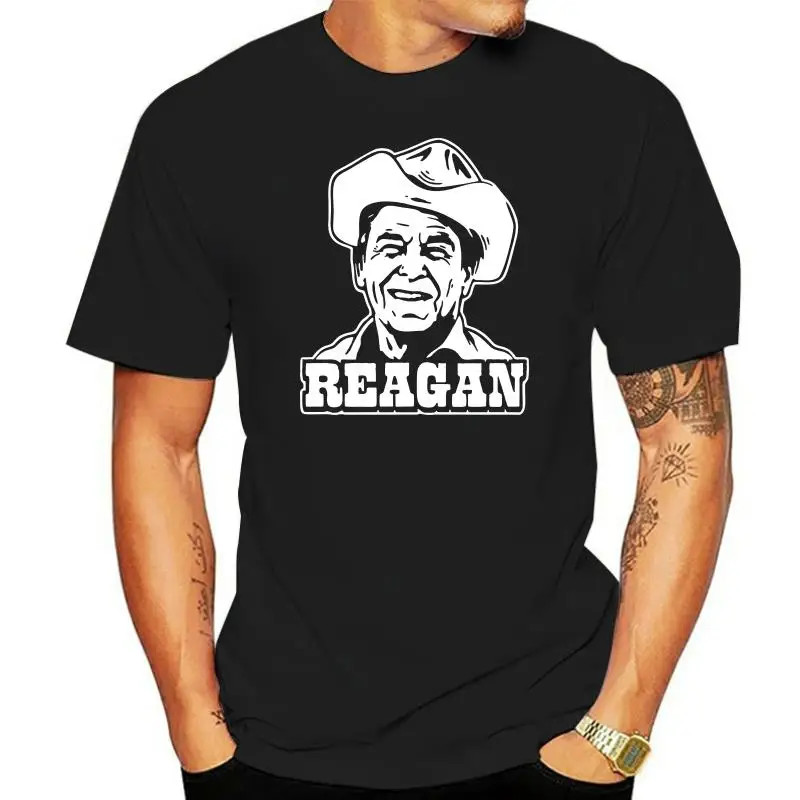 

Ronald Reagan Cowboy Hat T shirt tee President USA