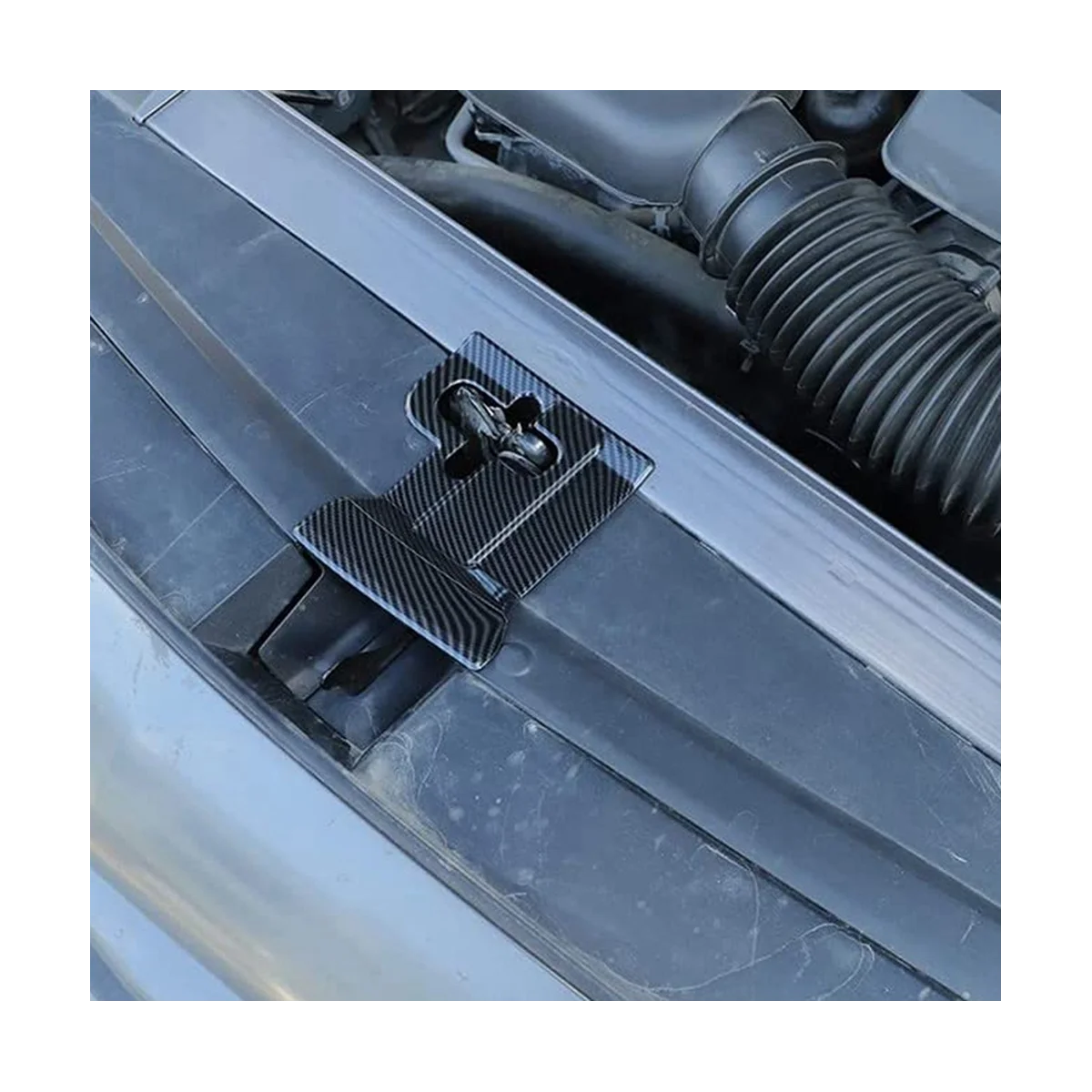 

Защитная крышка для блокировки капота двигателя из углеродного волокна для Dodge Challenger 2009-2021